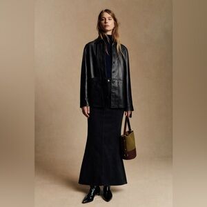 L’agence Mermaid Denim Skirt